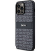DKNY ETUI HARDCASE LEATHER MONO STRIPE METAL LOGO DO IPHONE 14 PRO MAX 6.7