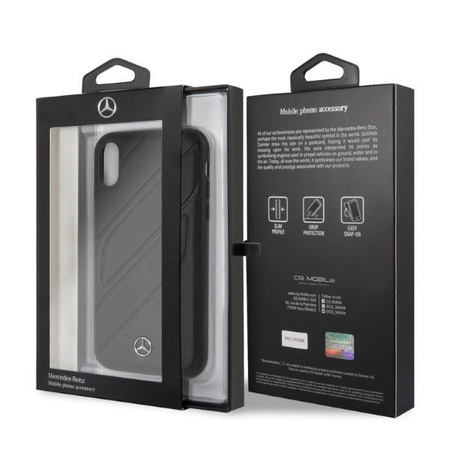 Etui Mercedes MEHCI61THLBK na iPhone Xr - czarne New Organic I