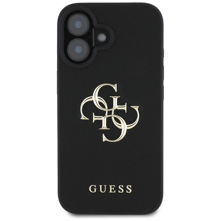 GUESS ETUI GRAINED BIG 4G LOGO DO IPHONE 16 CLASSIC LOGO MAKSYMALNA OCHRONA