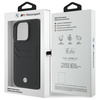 BMW BMHCP16X22RSEPK iPhone 16 Pro Max6.9 czarny/black hardcase Sign Leather Cardslot