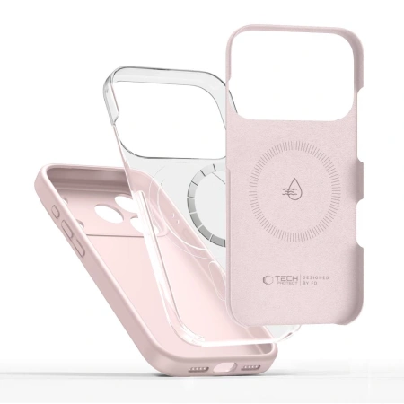 TECH-PROTECT ETUI SILICONE MAGSAFE DO IPHONE 17 PRO MAX OCHRONA Z PRZED