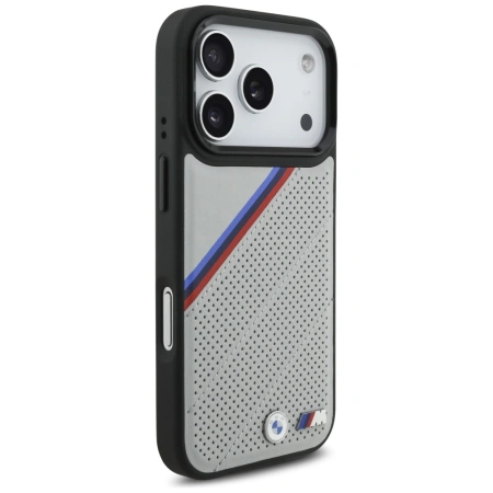 BMW ETUI M TRICOLOR METAL LOGO DO MAGSAFE IPHONE 17 PRO LUKSUSOWA OCHRONA