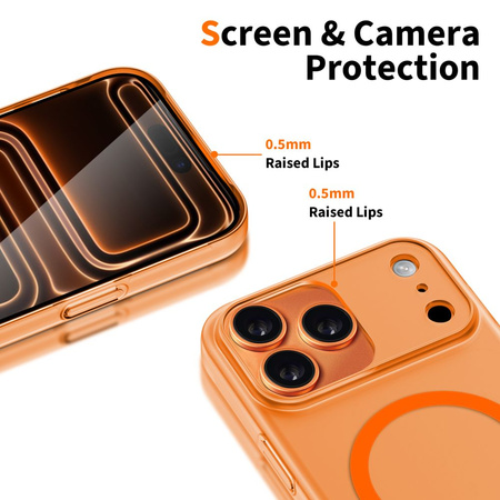 TECH-PROTECT MAGSLIM MAGSAFE IPHONE 17 PRO MATTE/COSMIC ORANGE