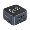 WOZINSKY HUB USB-C 12W 1 Z FUNKCJĄ ŁADOWANIA BEZPRZEWODOWEGO DO LAPTOPA