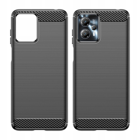 HURTEL POKROWIEC SILIKONOWY CARBON CASE DO MOTOROLA MOTO G53 G13 ELASTYCZNY