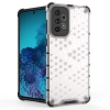 HURTEL POKROWIEC OCHRONNY DO SAMSUNG GALAXY A73 HONEYCOMB Z ŻELOWĄ RAMKĄ