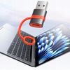 MCDODO ADAPTER PRZEJŚCIÓWKA USB-A 3.0 DO USB-C NA USB TYP C 3A 5GBPS OTG