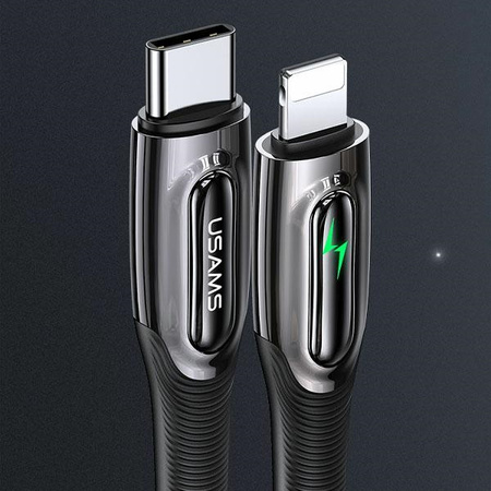 USAMS KABEL USB-C DO LIGHTNING DO IPHONE 12 13 14 15 20W PD SZYBKO ŁADUJĄCY