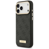 Etui Guess 4G Logo Plate MagSafe do iPhone 17 Pro Max czarny