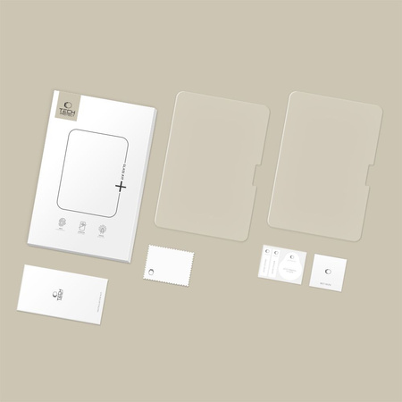 SZKŁO HARTOWANE TECH-PROTECT GLASS FIT+ 2-PACK IPAD PRO 11” 5 / 6 / 2024-2025 CLEAR