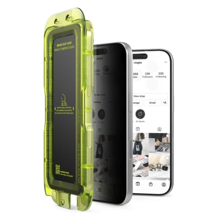 RINGKE SZKŁO PRYWATYZUJĄCE EASY SLIDE 2-PACK DO IPHONE 17 PRO OCHRONA