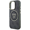 GUESS ETUI IML METAL GLITTER 4G CIRCLE TRIANGLE DO IPHONE 16 PRO DO MAGSAFE