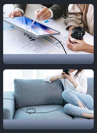 MCDODO KABEL USB-C SZYBKIE ŁADOWANIE DO SAMSUNG APPLE USB TYP C 5A 240W 1M