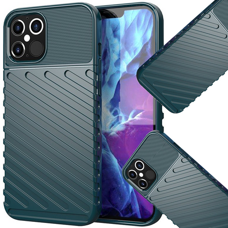 Thunder Case elastyczne pancerne etui pokrowiec Xiaomi Poco M3 / Xiaomi Redmi 9T zielony