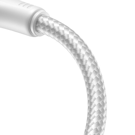 Joyroom kabel USB - micro USB 2.4A Surpass Series do szybkiego ładowania i transferu danych 2 m biały (S-UM018A11)