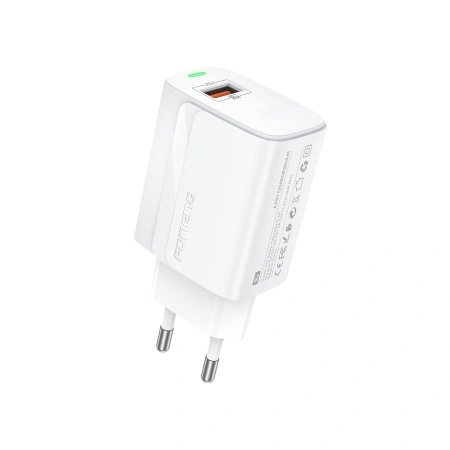FONENG ładowarka sieciowa EU64 18W 1xUSB QC3.0 + kabel Micro Biały