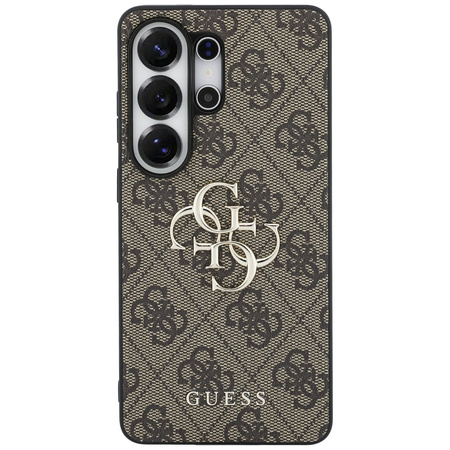 Etui Guess 4G Big Metal Logo do Samsung Galaxy S26 Ultra brązowy