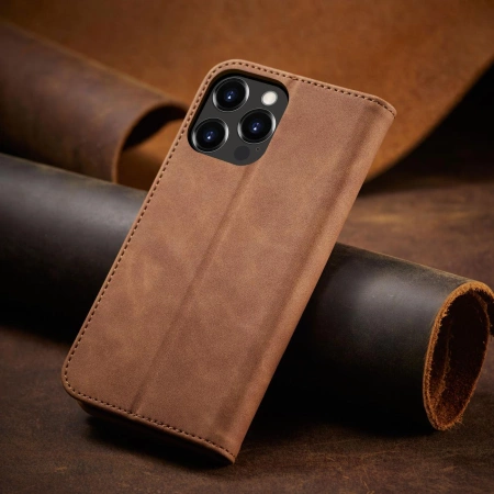 HURTEL MAGNET FANCY CASE DO IPHONE 13 PRO MAX ETUI Z PORTFELEM I PODSTAWKĄ