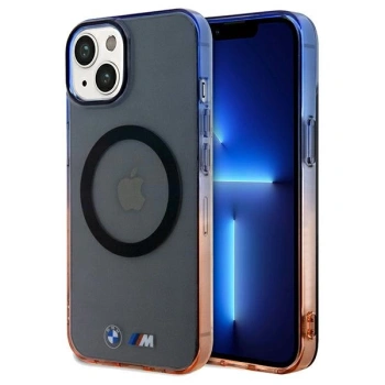 BMW HARDCASE DO MAGSAFE BUMPER DO IPHONE 15 PLUS 14 PLUS 6.7 SZARY GRADIENT
