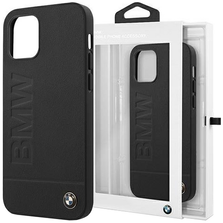 Etui BMW BMHCP13XSLLBK na iPhone 13 Pro Max - czarne Signature Logo Imprint