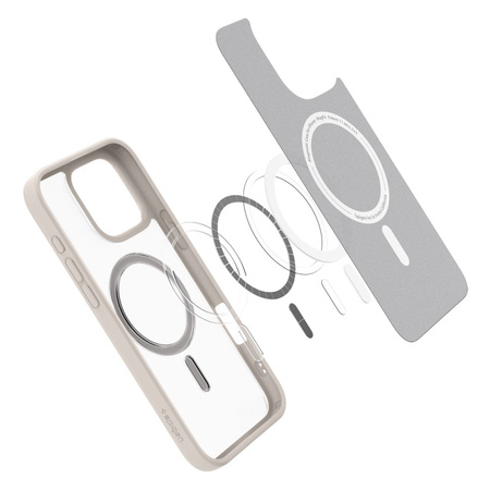 SPIGEN CASE DO MAGSAFE IPHONE 16 PRO MAX OCHRONNE TITANIUM WYSOKIEJ OCHRONY