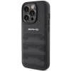 Etui AMG Leather Debossed Lines do iPhone 15 Pro Max - czarne