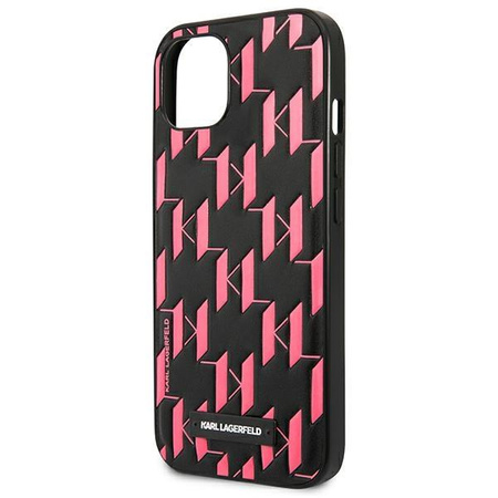 Karl Lagerfeld KLHCP13SMNMP1P iPhone 13 mini 5,4" hardcase różowy/pink Monogram Plaque