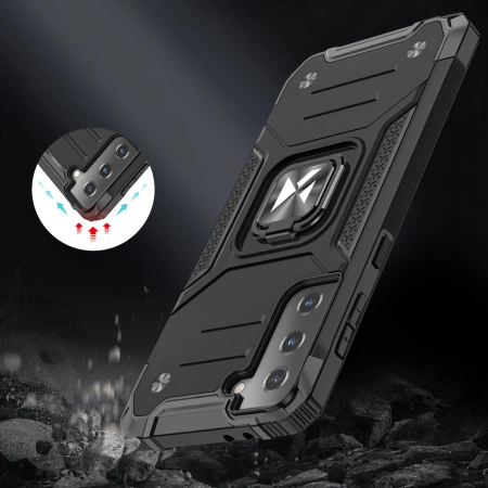 WOZINSKY ETUI DO SAMSUNG GALAXY S22 RING ARMOR Z UCHWYTEM MAGNETYCZNYM
