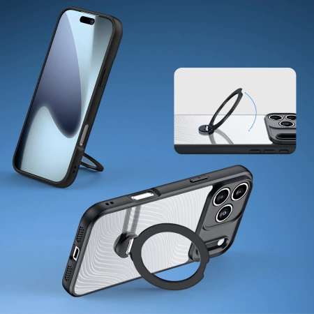 DUX DUCIS ETUI AIMO MAG DO IPHONE 17 PRO Z PIERŚCIENIEM MAGNETYCZNYM