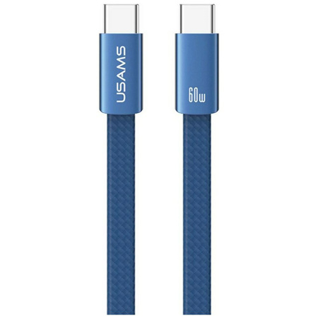 Kabel USAMS U96 60W USB-C do USB-C 1.2m niebieski
