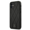 Mercedes MEHCP12SMULBK iPhone 12 mini 5,4" czarny/black hardcase Wave Line