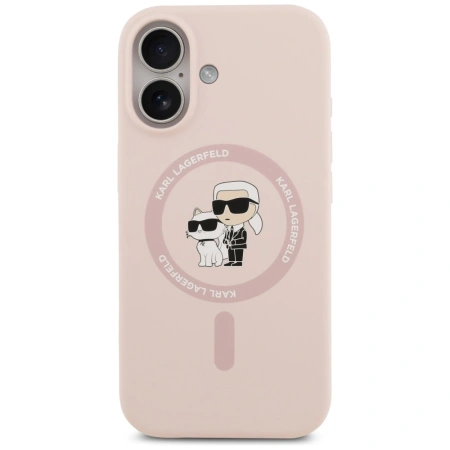 KARL LAGERFELD ETUI SILICONE KARL&CHOUPETTE RING MAGSAFE DO IPHONE 17