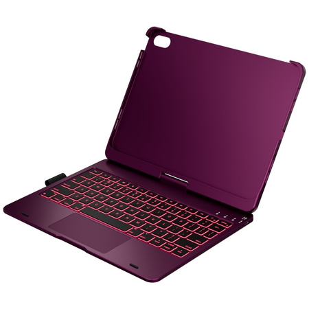 Etui Typecase Flexbook Touch z klawiaturą do iPad 11" (A16) 2025 / iPad 10.9" 2022 malinowy