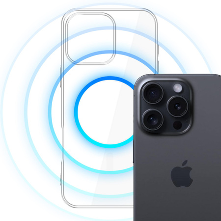 3MK CLEAR MAGCASE ETUI DO IPHONE 16 PRO MAX OCHRONA TELEFONU Z MAGNETYCZNYM