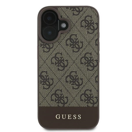 GUESS POKROWIEC HARDCASE DO IPHONE 16 PLUS 6.7 Z LOGO BOTTOM STRIPE