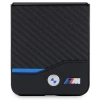 Etui BMW Leather Carbon do Samsung Galaxy Z Flip 5 - czarne