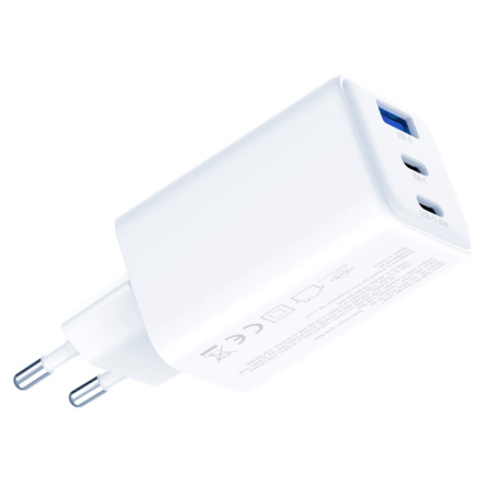 3MK ŁADOWARKA GAN 65W PD DO TELEFONÓW Z SYSTEMEM ANDROID SZYBKIE ŁADOWANIE