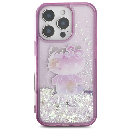 HELLO KITTY ETUI LIQUID GLITTER DO IPHONE 16 PRO MAX 6.9 50TH ANNIVERSARY