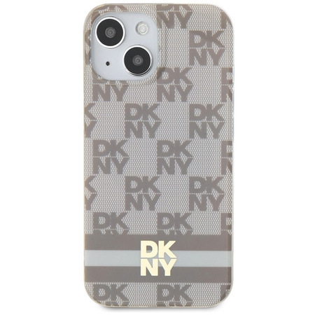 DKNY ETUI HARDCASE IML CHECKERED MONO DO IPHONE 14 15 DO MAGSAFE OCHRONA