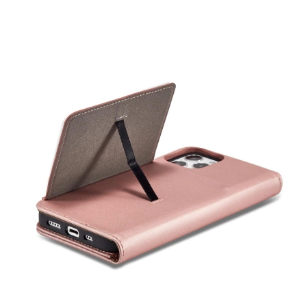 HURTEL ETUI MAGNET CARD CASE DO IPHONE 12 POKROWIEC Z PODSTAWKĄ NA TELEFON