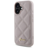 GUESS ETUI POKROWIEC DO IPHONE 16 6.1 HARDCASE LOGO QUILED METALOWE