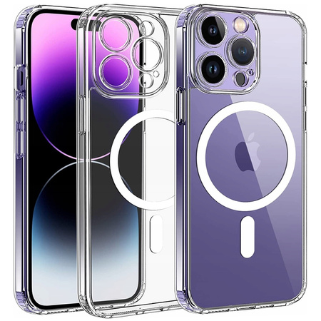 CO2 ETUI MAGNETYCZNE CLEAR CASE WZMOCNIONE DO MAGSAFE IPHONE 13 PRO MAX