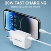 WOZINSKY ŁADOWARKA SIECIOWA WGWCCW 20W USB-C DO TELEFONU IPHONE SAMSUNG 20W