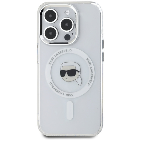 KARL LAGERFELD POKROWIEC MAGNETYCZNY DO IPHONE 15 PRO MAX KARL HEAD METAL