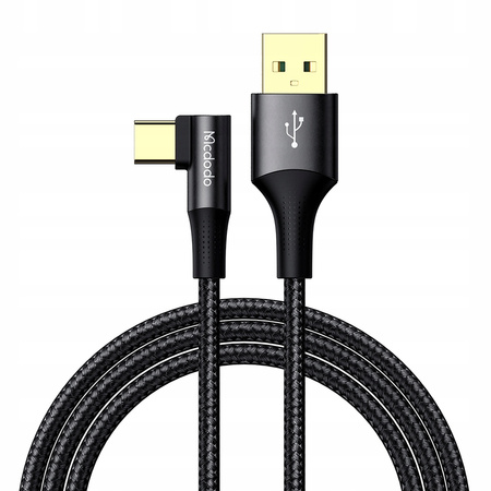 Mcdodo Kabel kątowy do telefonu szybkie ładowanie USB-C 6A 1,2M