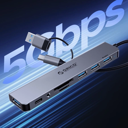 ORICO HUB USB-A/USB-C STACJA DOKUJĄCA 2x USB-A 2.0 1x USB-A 3.0 1x USB-C