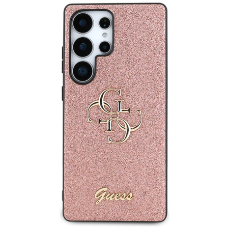 GUESS POKROWIEC FIXED GLITTER BIG 4G METAL LOGO DO SAMSUNG GALAXY S25 ULTRA