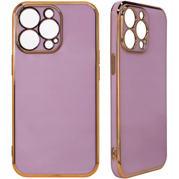 HURTEL ETUI CASE POKROWIEC ŻELOWY DO XIAOMI REDMI NOTE 11 ZŁOTA RAMKA