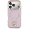 Etui Karl Lagerfeld IML K Head Logo MagSafe do iPhone 17 Pro Max różowy