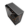 Obudowa komputerowa DARKFLASH DY460 + 4 wentylatory ARGB (czarna)